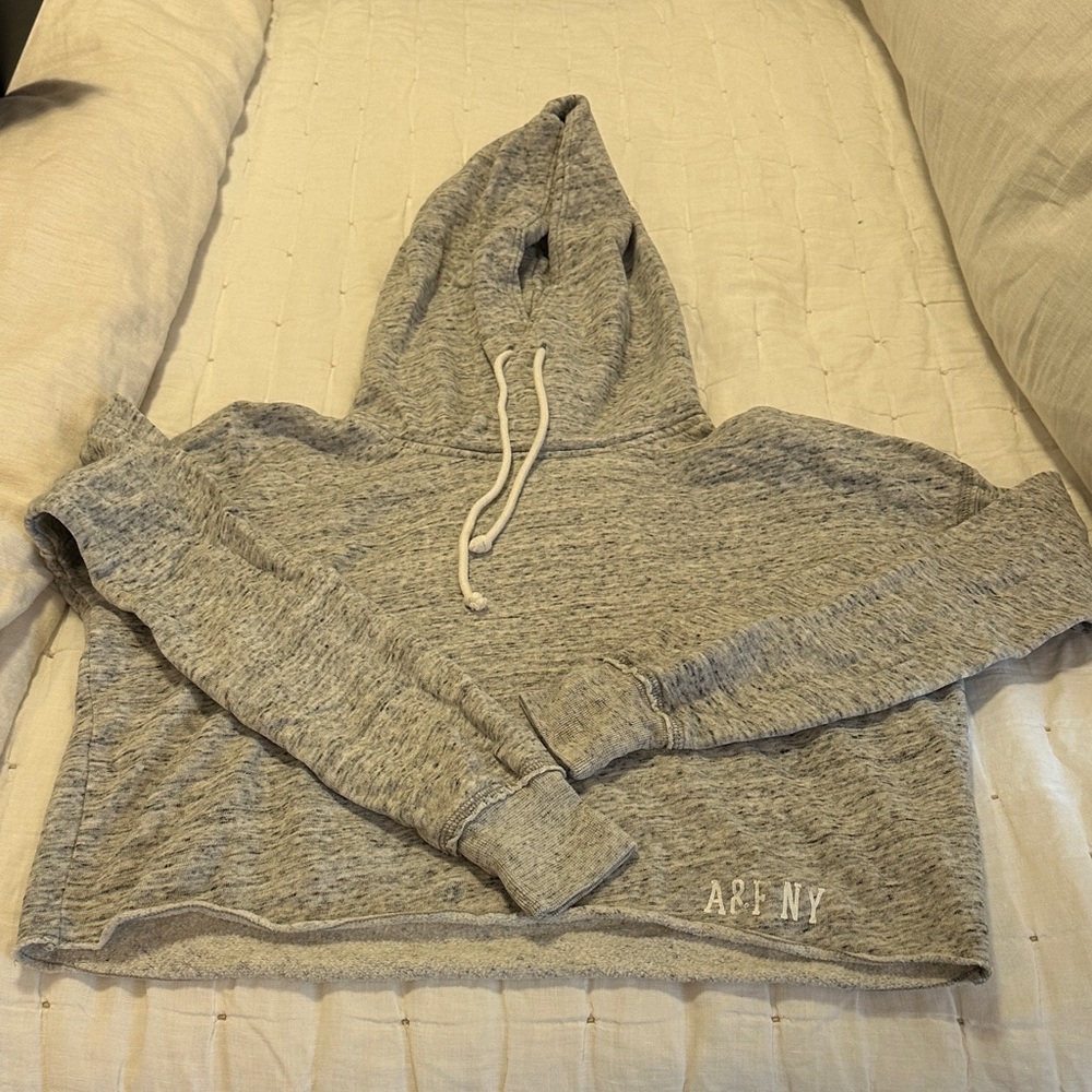 Abercrombie & Fitch Gray cropped Hoodie